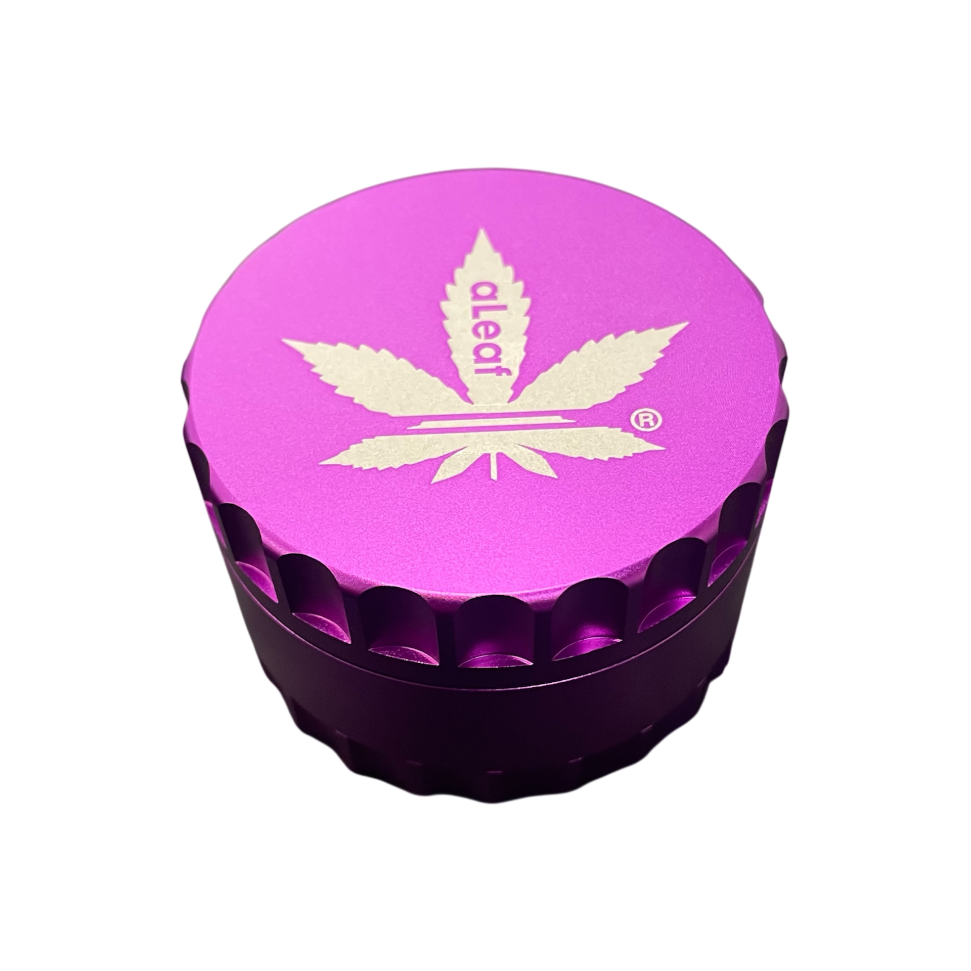 AL ALEAF 63mm Ridged 4pc Grinder / Purple